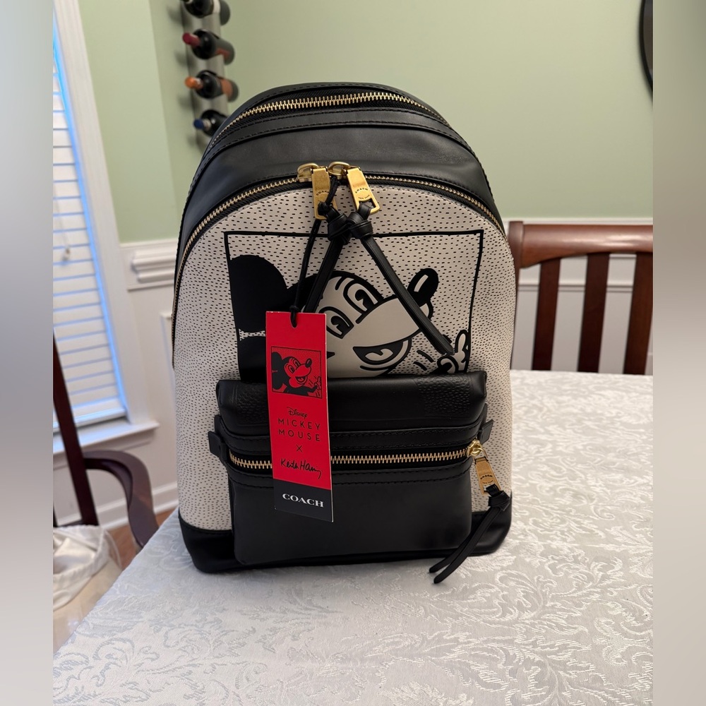 Coach X Keith Haring large backpack❤️PRICE FIRM